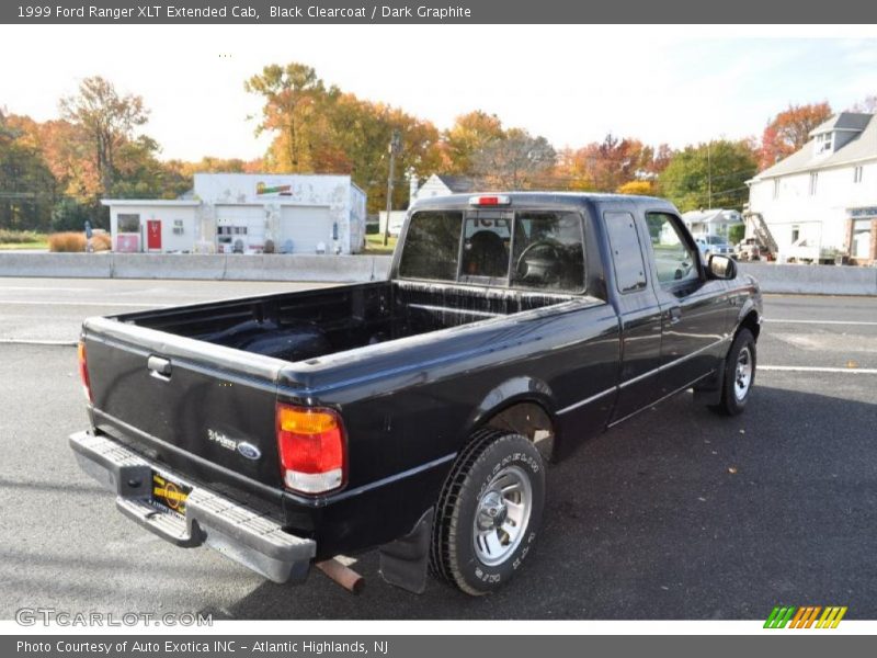 Black Clearcoat / Dark Graphite 1999 Ford Ranger XLT Extended Cab