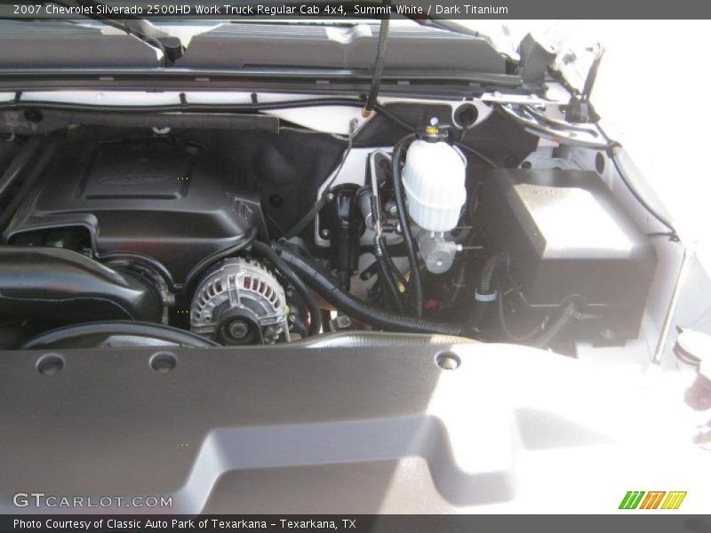 Summit White / Dark Titanium 2007 Chevrolet Silverado 2500HD Work Truck Regular Cab 4x4