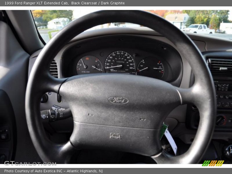 Black Clearcoat / Dark Graphite 1999 Ford Ranger XLT Extended Cab