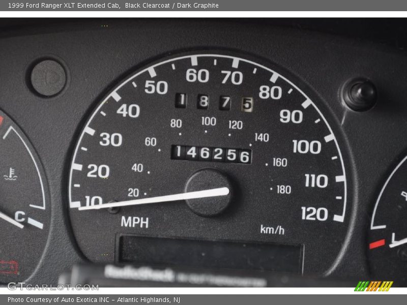 Black Clearcoat / Dark Graphite 1999 Ford Ranger XLT Extended Cab