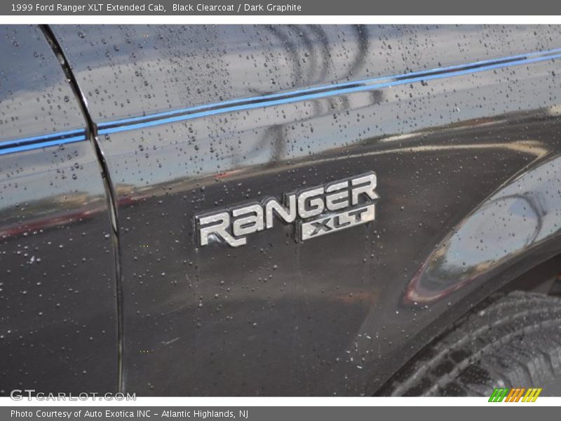 Black Clearcoat / Dark Graphite 1999 Ford Ranger XLT Extended Cab
