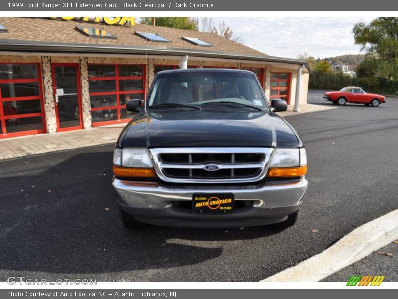 Black Clearcoat / Dark Graphite 1999 Ford Ranger XLT Extended Cab