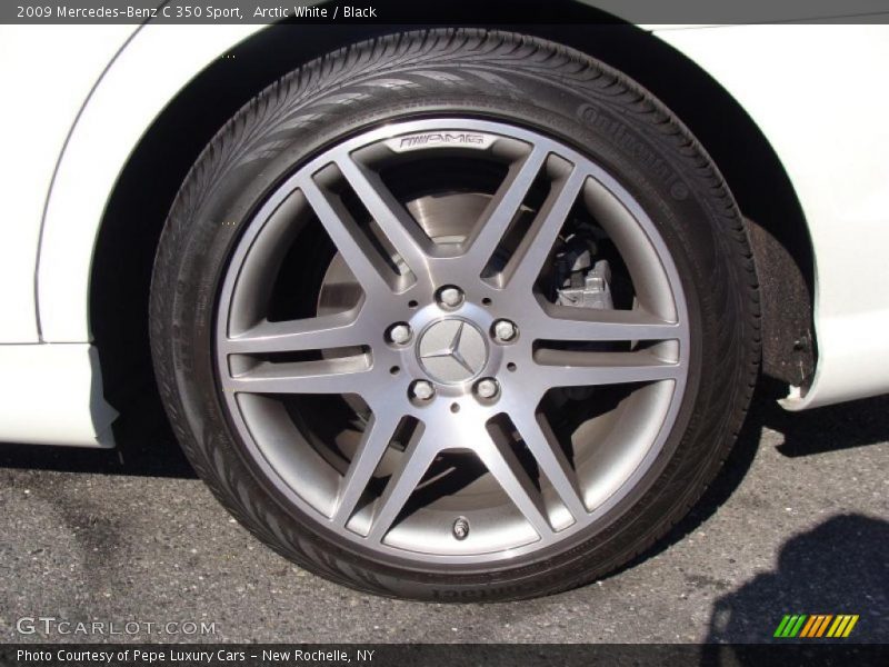 Arctic White / Black 2009 Mercedes-Benz C 350 Sport
