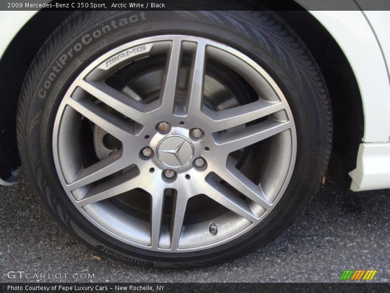 Arctic White / Black 2009 Mercedes-Benz C 350 Sport