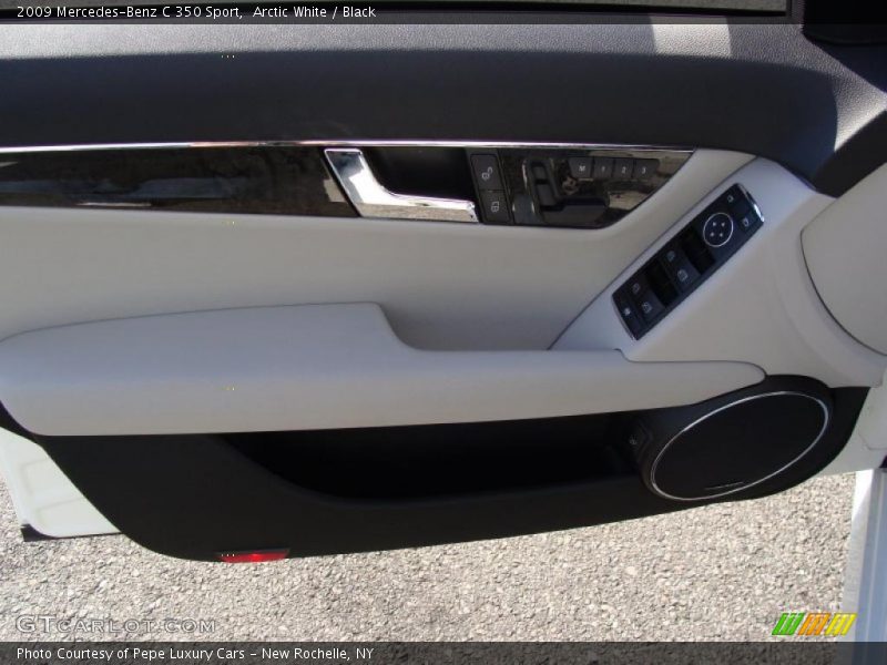 Arctic White / Black 2009 Mercedes-Benz C 350 Sport