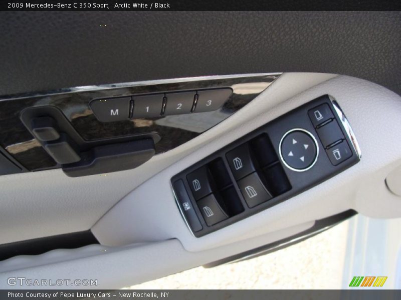 Arctic White / Black 2009 Mercedes-Benz C 350 Sport