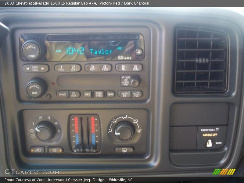 Controls of 2003 Silverado 1500 LS Regular Cab 4x4