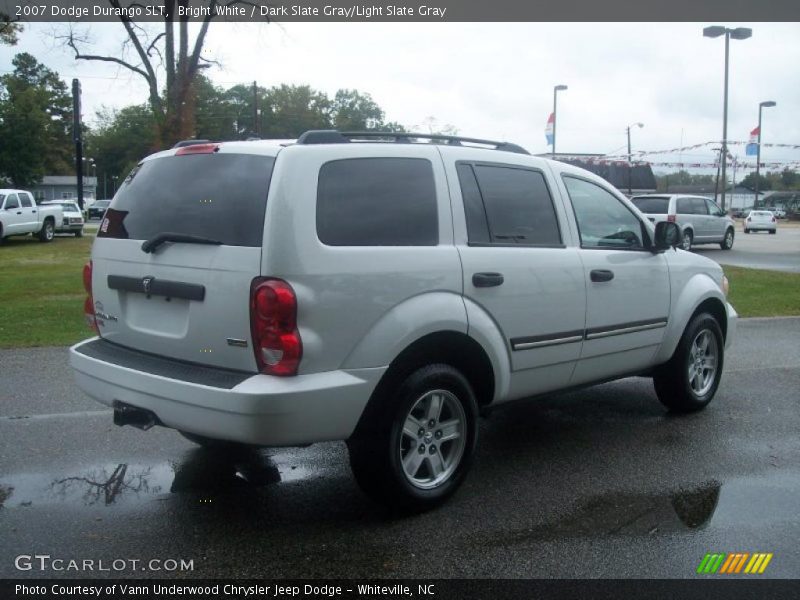 Bright White / Dark Slate Gray/Light Slate Gray 2007 Dodge Durango SLT