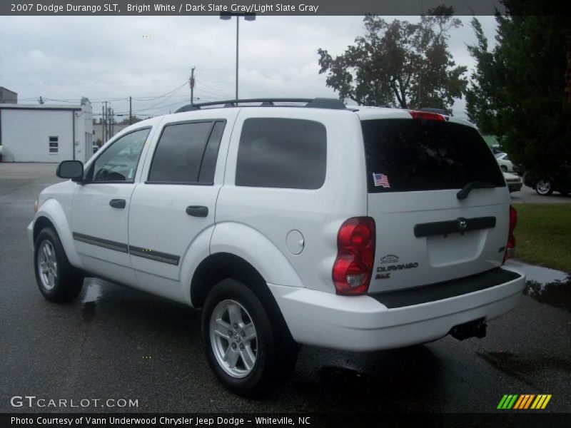 Bright White / Dark Slate Gray/Light Slate Gray 2007 Dodge Durango SLT
