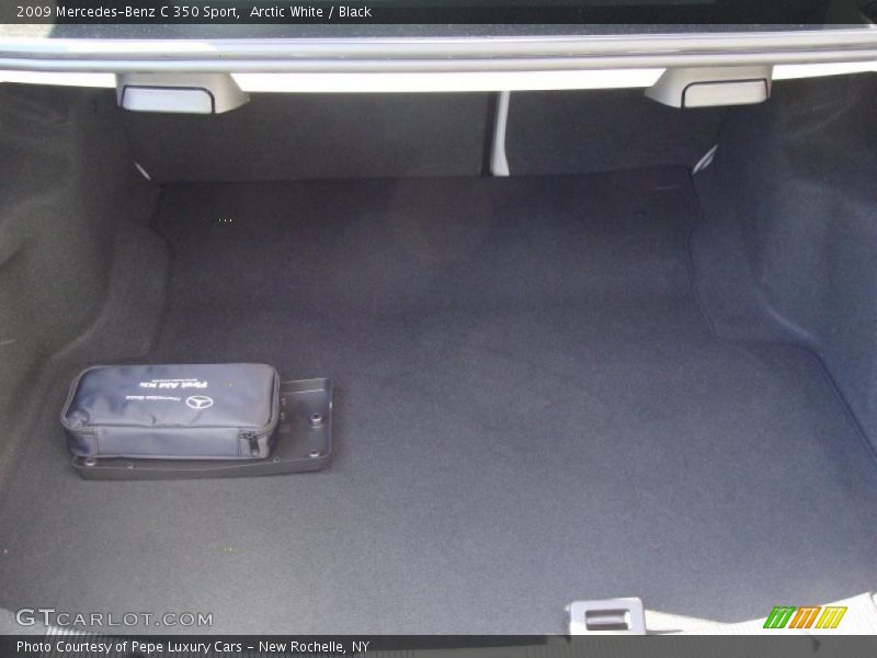 Arctic White / Black 2009 Mercedes-Benz C 350 Sport