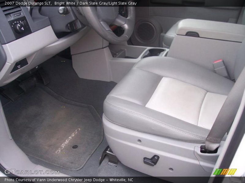 Bright White / Dark Slate Gray/Light Slate Gray 2007 Dodge Durango SLT