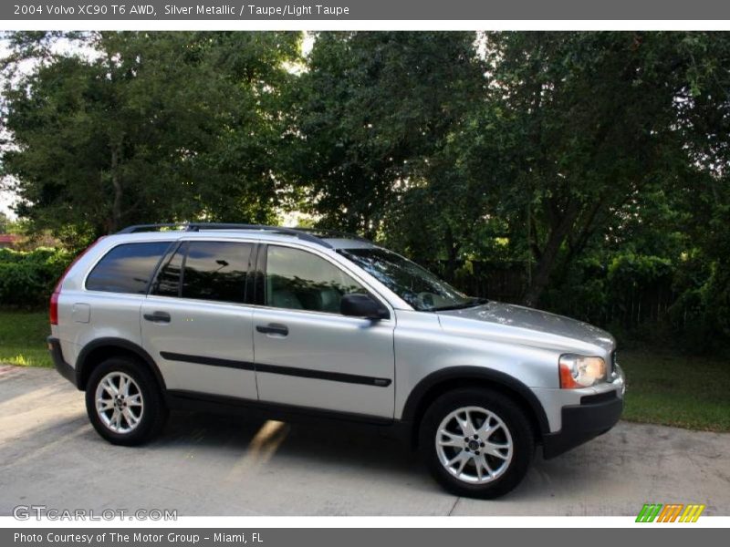 Silver Metallic / Taupe/Light Taupe 2004 Volvo XC90 T6 AWD