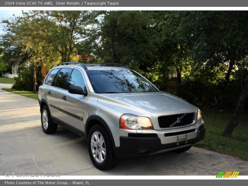 Silver Metallic / Taupe/Light Taupe 2004 Volvo XC90 T6 AWD