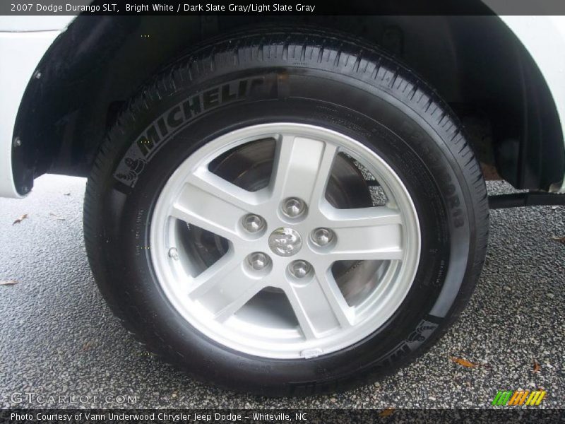 Bright White / Dark Slate Gray/Light Slate Gray 2007 Dodge Durango SLT