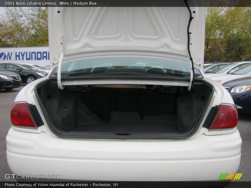 White / Medium Blue 2001 Buick LeSabre Limited