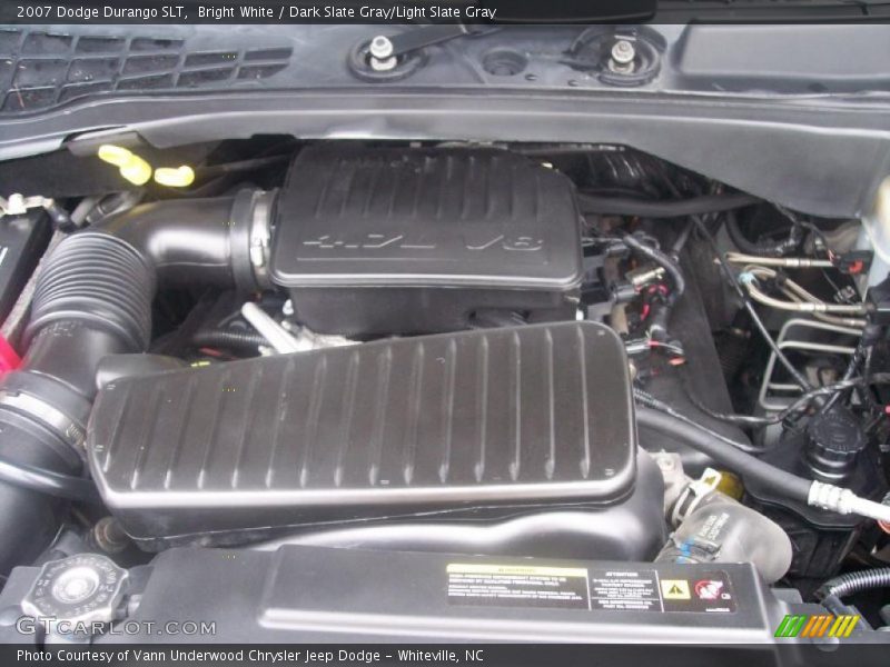Bright White / Dark Slate Gray/Light Slate Gray 2007 Dodge Durango SLT