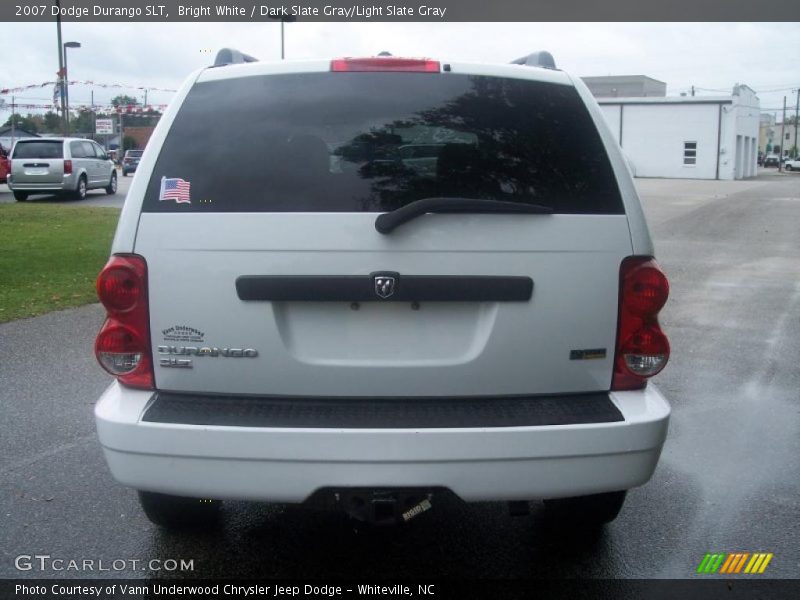 Bright White / Dark Slate Gray/Light Slate Gray 2007 Dodge Durango SLT