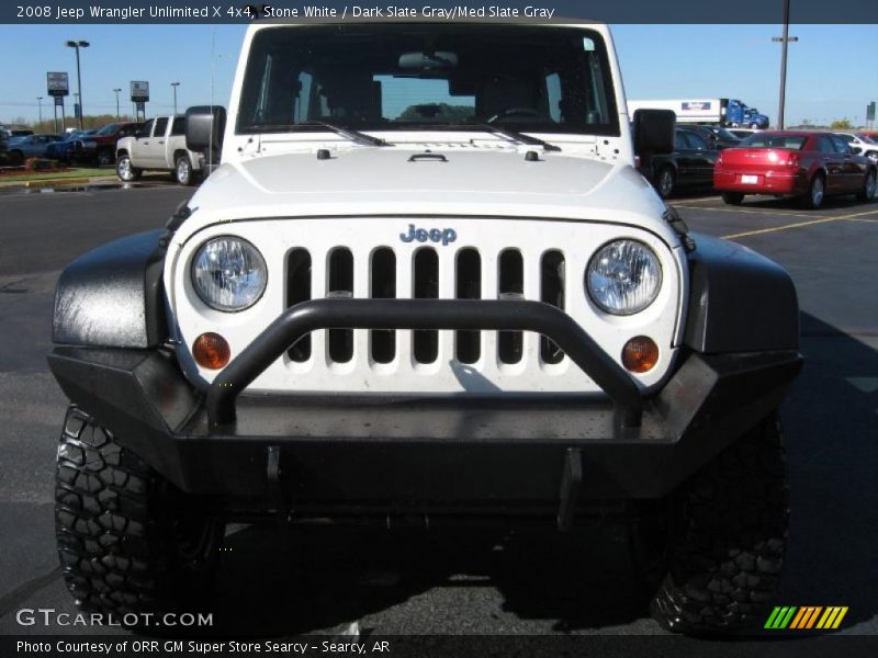 Stone White / Dark Slate Gray/Med Slate Gray 2008 Jeep Wrangler Unlimited X 4x4