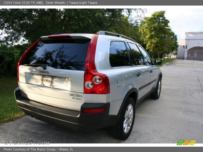 Silver Metallic / Taupe/Light Taupe 2004 Volvo XC90 T6 AWD