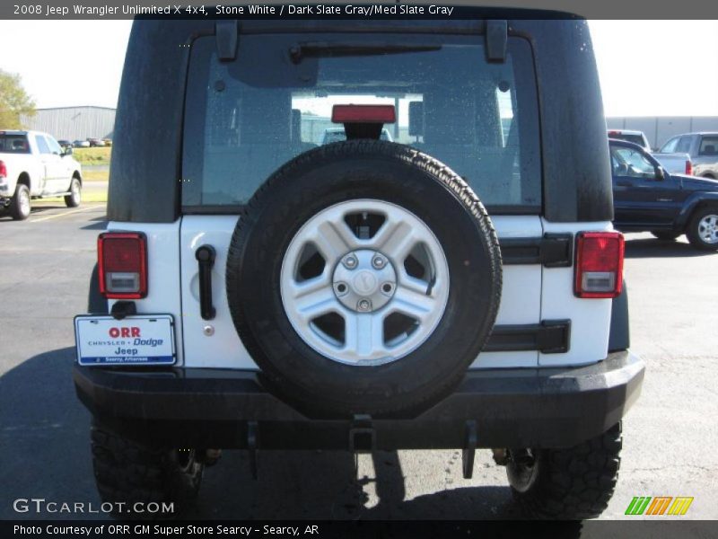 Stone White / Dark Slate Gray/Med Slate Gray 2008 Jeep Wrangler Unlimited X 4x4