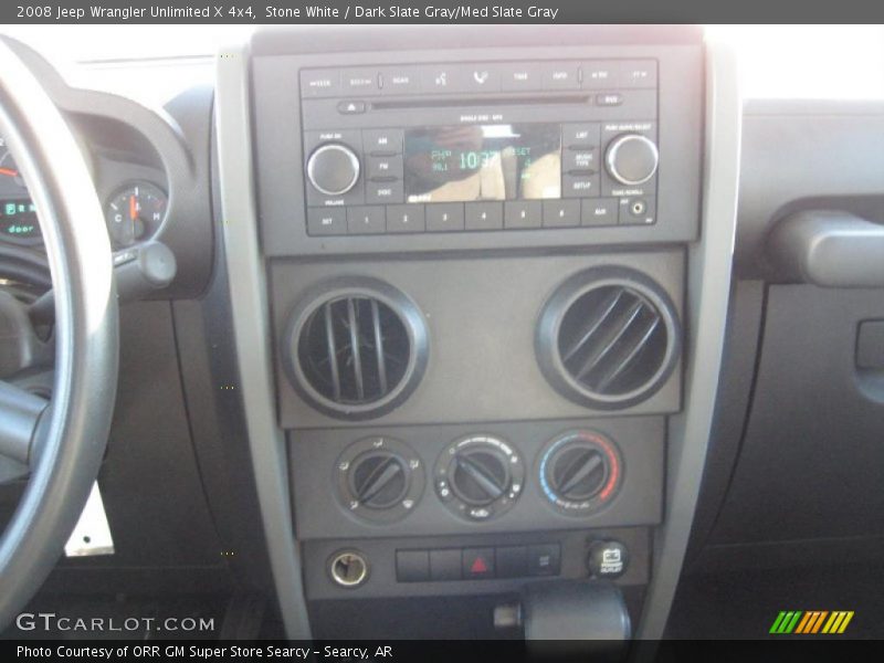 Stone White / Dark Slate Gray/Med Slate Gray 2008 Jeep Wrangler Unlimited X 4x4