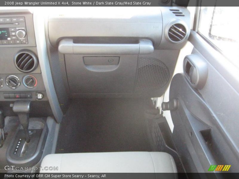 Stone White / Dark Slate Gray/Med Slate Gray 2008 Jeep Wrangler Unlimited X 4x4