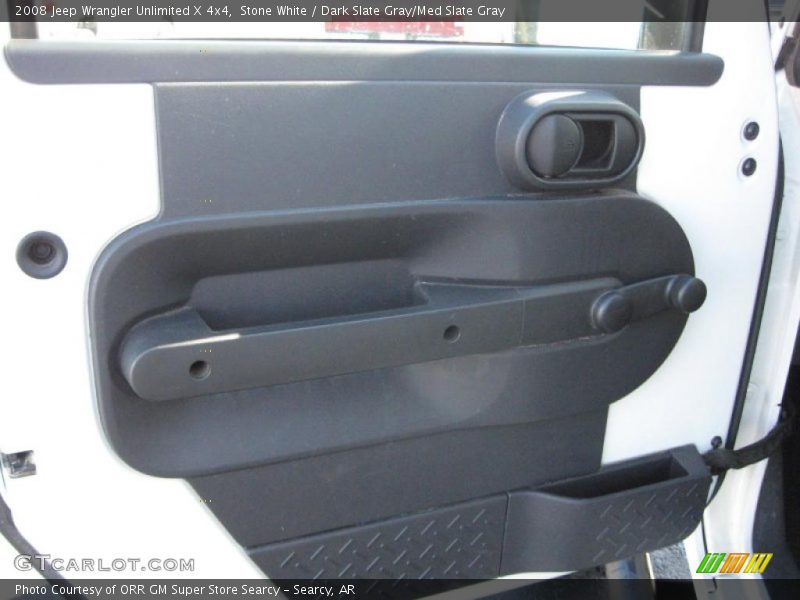 Stone White / Dark Slate Gray/Med Slate Gray 2008 Jeep Wrangler Unlimited X 4x4