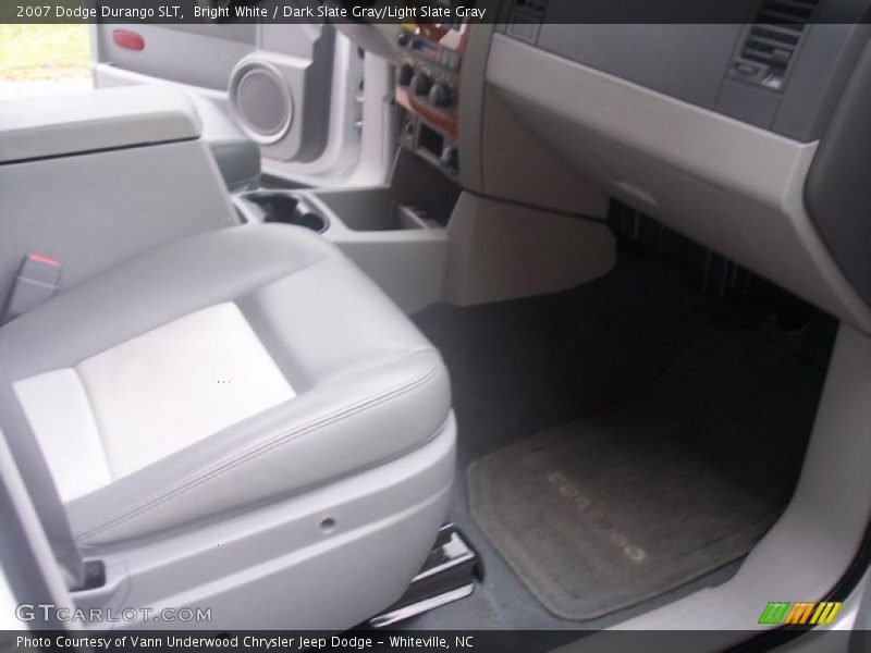 Bright White / Dark Slate Gray/Light Slate Gray 2007 Dodge Durango SLT
