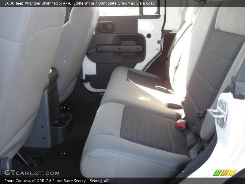 Stone White / Dark Slate Gray/Med Slate Gray 2008 Jeep Wrangler Unlimited X 4x4