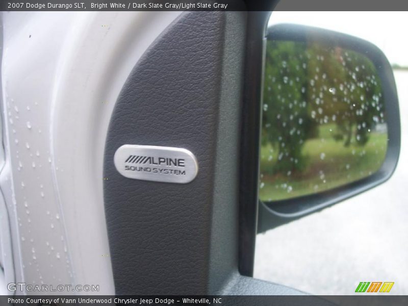 Bright White / Dark Slate Gray/Light Slate Gray 2007 Dodge Durango SLT