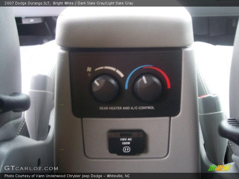 Bright White / Dark Slate Gray/Light Slate Gray 2007 Dodge Durango SLT