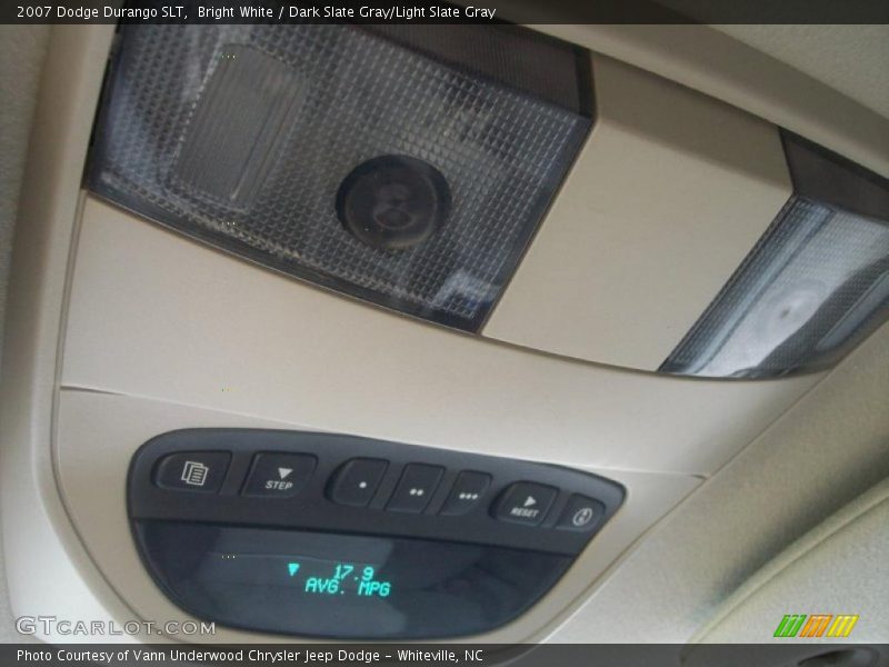 Bright White / Dark Slate Gray/Light Slate Gray 2007 Dodge Durango SLT