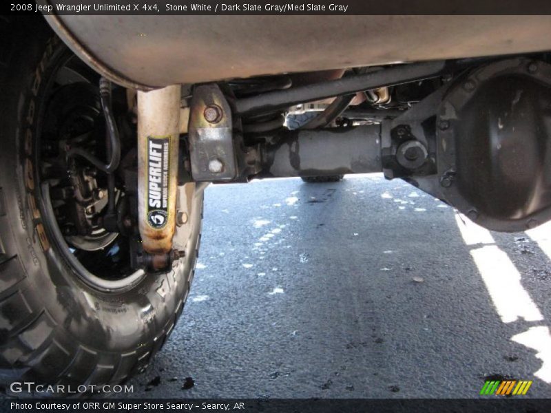 Stone White / Dark Slate Gray/Med Slate Gray 2008 Jeep Wrangler Unlimited X 4x4