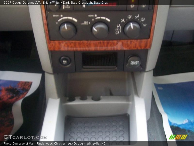 Bright White / Dark Slate Gray/Light Slate Gray 2007 Dodge Durango SLT