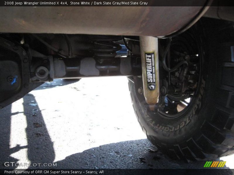 Stone White / Dark Slate Gray/Med Slate Gray 2008 Jeep Wrangler Unlimited X 4x4