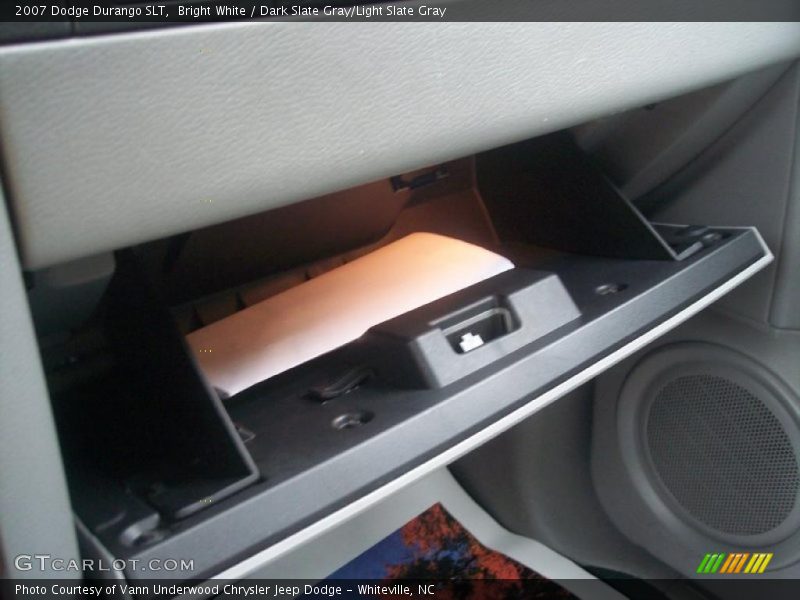 Bright White / Dark Slate Gray/Light Slate Gray 2007 Dodge Durango SLT
