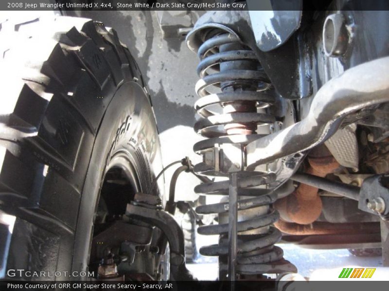 Stone White / Dark Slate Gray/Med Slate Gray 2008 Jeep Wrangler Unlimited X 4x4