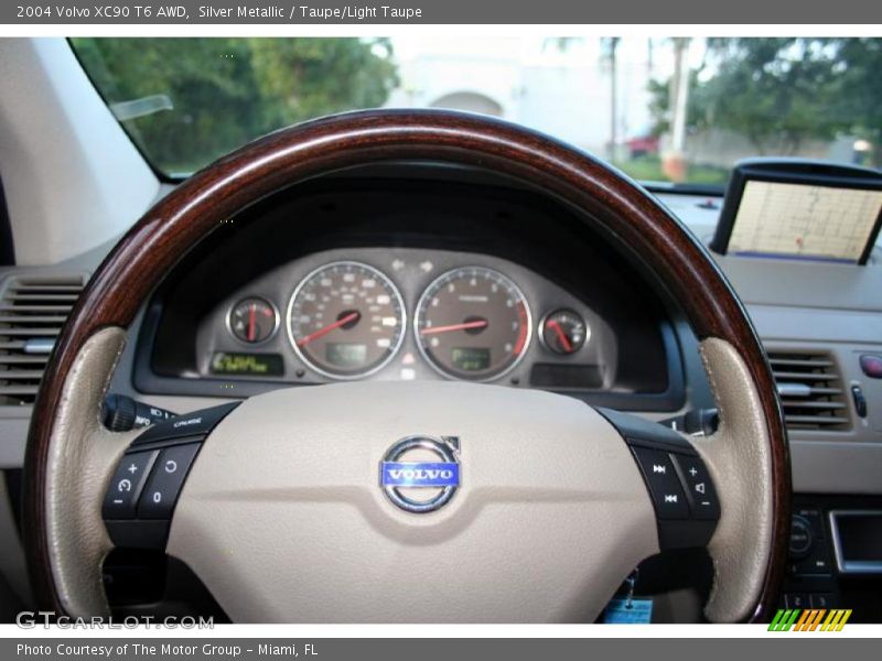 Silver Metallic / Taupe/Light Taupe 2004 Volvo XC90 T6 AWD