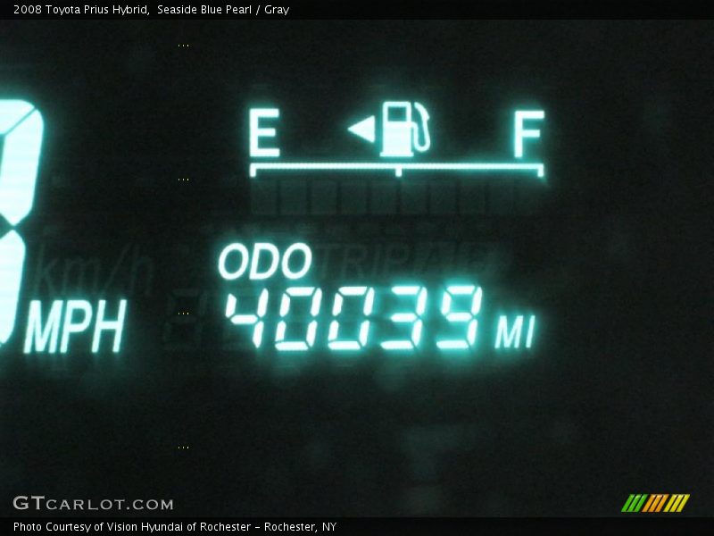 Seaside Blue Pearl / Gray 2008 Toyota Prius Hybrid