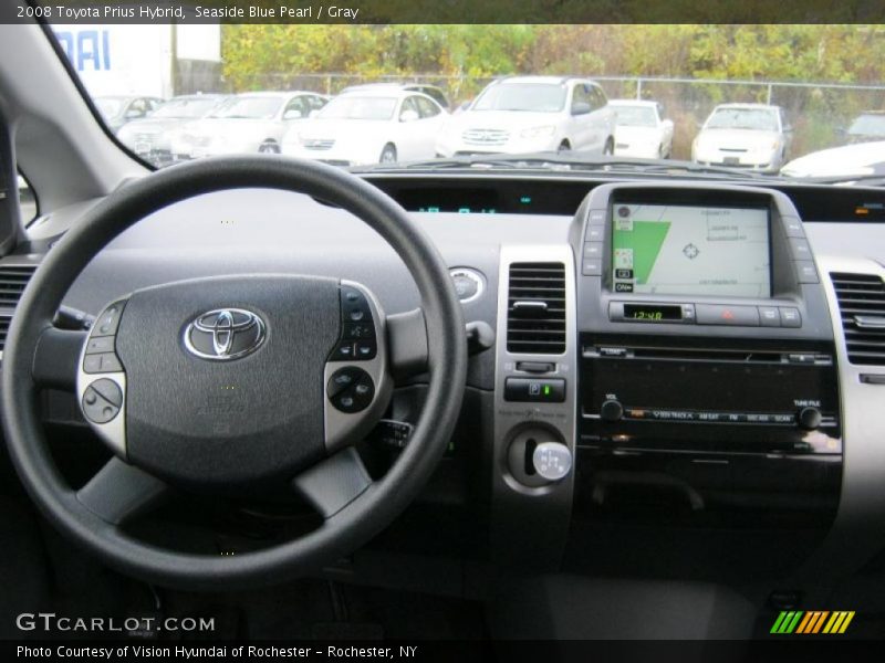Seaside Blue Pearl / Gray 2008 Toyota Prius Hybrid
