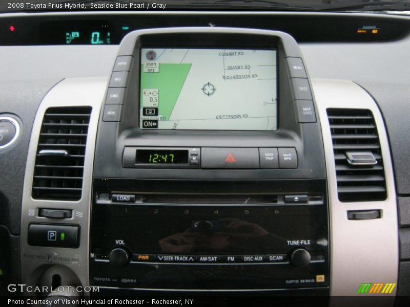 Seaside Blue Pearl / Gray 2008 Toyota Prius Hybrid