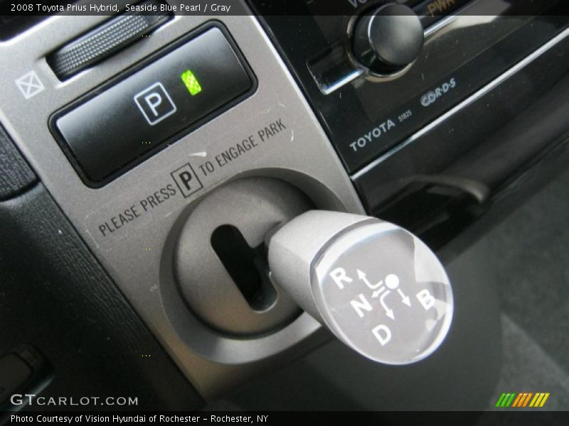 Seaside Blue Pearl / Gray 2008 Toyota Prius Hybrid