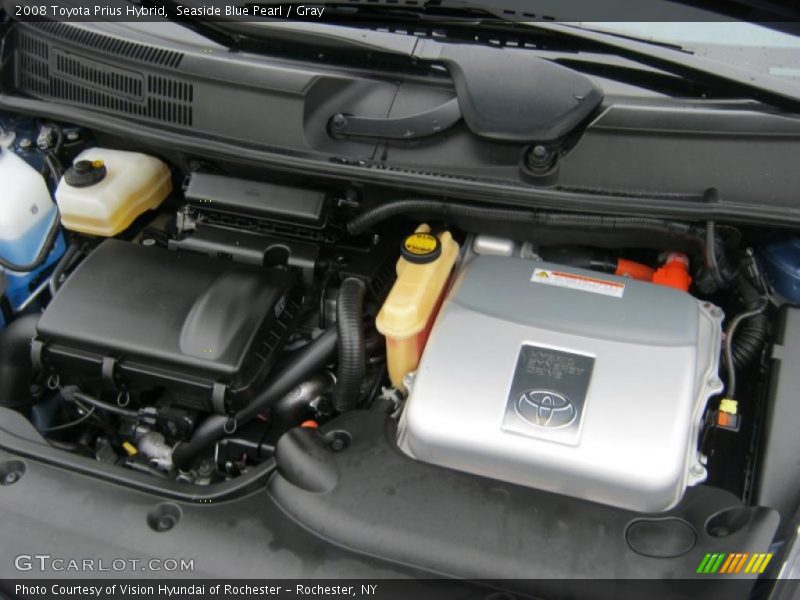 Seaside Blue Pearl / Gray 2008 Toyota Prius Hybrid