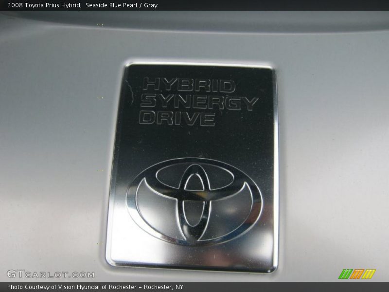 Seaside Blue Pearl / Gray 2008 Toyota Prius Hybrid