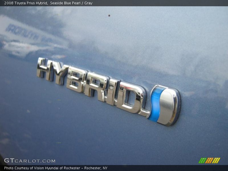 Seaside Blue Pearl / Gray 2008 Toyota Prius Hybrid