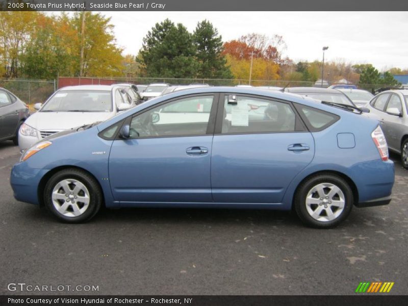 Seaside Blue Pearl / Gray 2008 Toyota Prius Hybrid