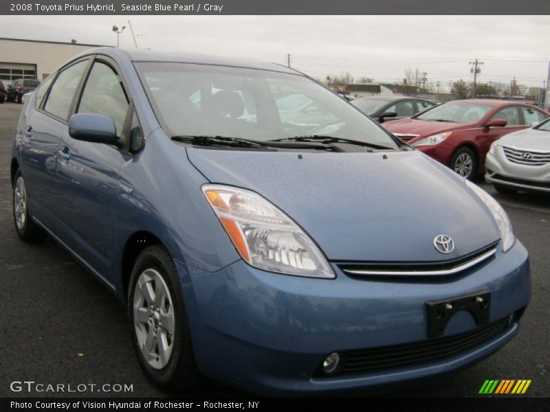 Seaside Blue Pearl / Gray 2008 Toyota Prius Hybrid