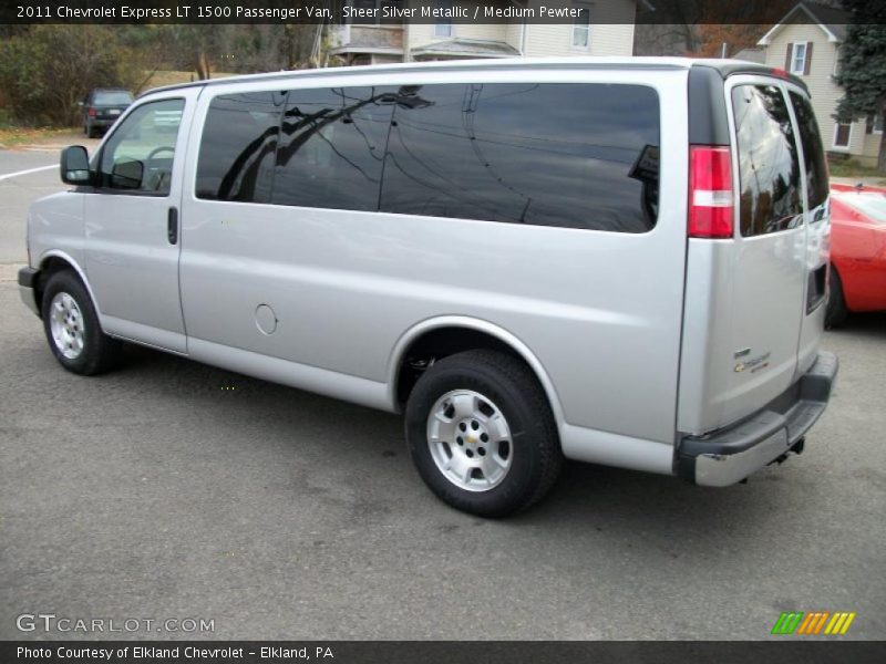 Sheer Silver Metallic / Medium Pewter 2011 Chevrolet Express LT 1500 Passenger Van