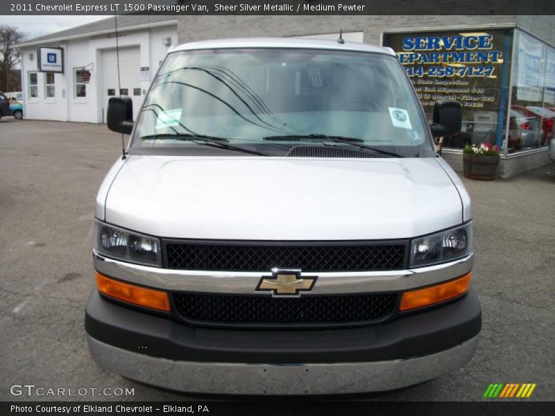 Sheer Silver Metallic / Medium Pewter 2011 Chevrolet Express LT 1500 Passenger Van