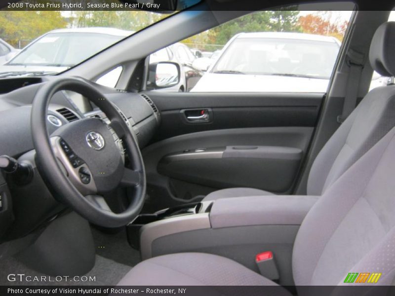 Seaside Blue Pearl / Gray 2008 Toyota Prius Hybrid